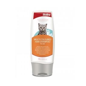 Bioline Multi Coloured Hair Shampoo for Cat - 200ml