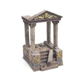 Blue Ribbon Temple Ruins & Steps Aquarium Ornament