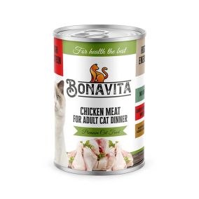 Bonavita Chicken Adult Canned Cat Food - 400 g