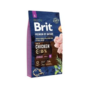 Brit Premium by Nature Junior Small Breed Dry Dog Food - 8 kg