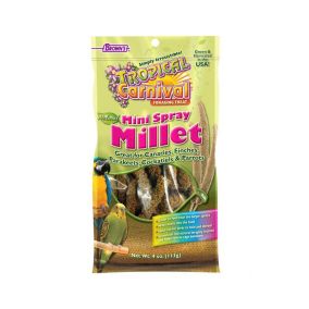 Browns Tropical Carnival Mini Spray Millet Birds Treat - 113 g