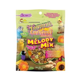 Brown's Tropical Carnival Natural Melody Mix Small Bird Treat, 5 oz