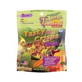 Brown's Tropical Carnival Natural Tasty Crisps Bird Treat - 22.7 g