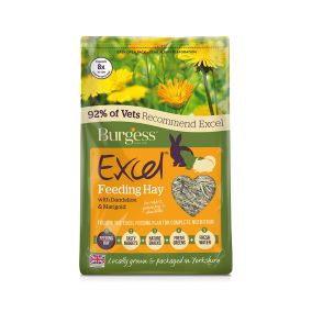 Burgess Excel Feeding Hay With Dandelion & Marigold, 1 Kg