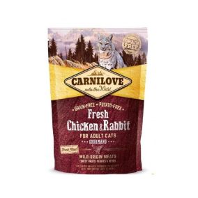 Carnilove Fresh Chicken and Rabbit Gourmand Dry Cat Food