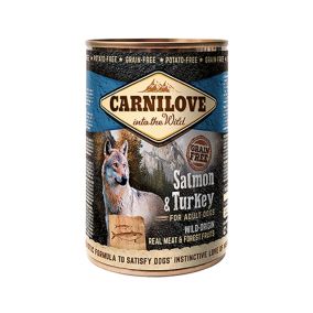 Carnilove Salmon and Turkey Adult Canned Dog Food - 400 g