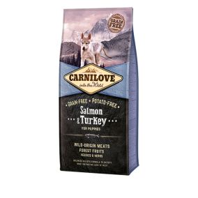 Carnilove Salmon and Turkey Dry Puppy Food - 12 kg