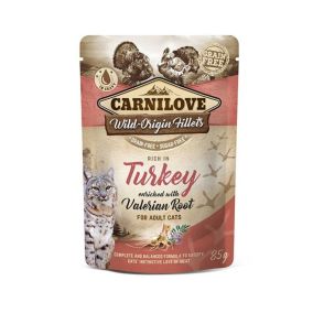 Carnilove Turkey Enriched with Valerian Root Cat Food Pouch - 85 g