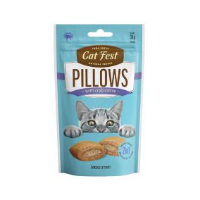 Cat Fest Pillows with Crab Cream Cat Treats - 30g