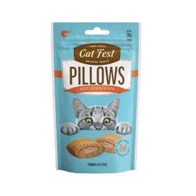 Cat Fest Pillows with Shrimp Cream Cat Treats - 30g