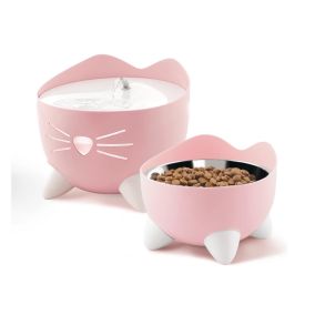 Catit Pixi Cat Drinking Fountain Combo Set