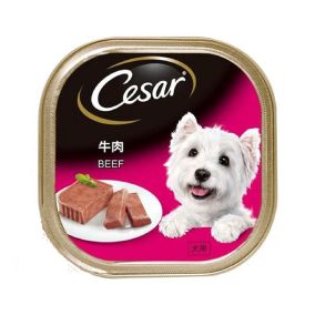 Cesar Beef Wet Dog Food - 100 g - Pack of 24