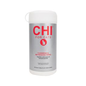 CHI Cleansing & Refreshing Wipes for Cats, 50 Counts