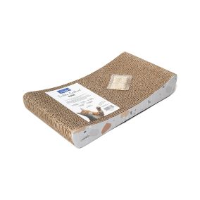 ClawMark Bone Terrazzo Cat Scratcher Cardboard - 42L x 22W x 7H cm