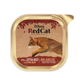 Dibaq Red Cat Pate with Beef Wet Cat Food - 100 g