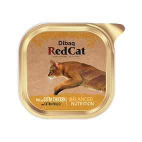 Dibaq Red Cat Pate with Chicken Wet Cat Food - 100 g