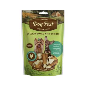 Dog Fest Calcium Bones With Chicken For Mini-Dogs - 55g