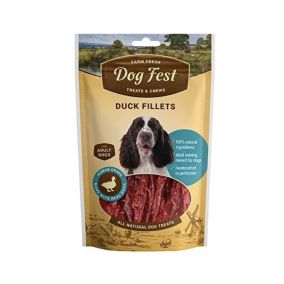 Dog Fest Duck Fillets For Adult Dogs - 90g