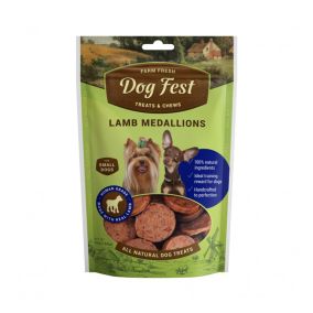 Dog Fest Lamb Medallions for Mini-Dogs Dog Treats - 55 g