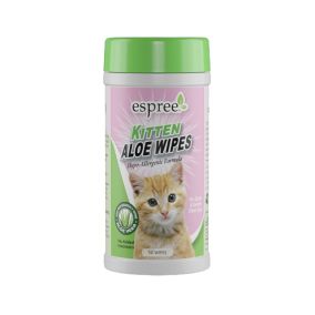 Espree Kitten Aloe Wipes - 50 Counts