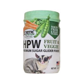 Exotic Nutrition HPW Fruit & Veggie Sugar Glider Food, 12 oz