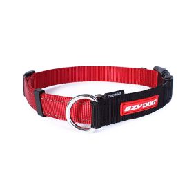 EzyDog Checkmate Dog Collar, Red