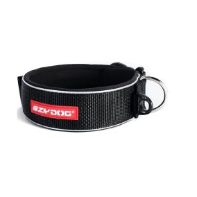 EzyDog Neo Wide Dog Collar, Black