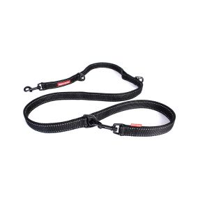 EzyDog Vario 4 Dog Leash, Black