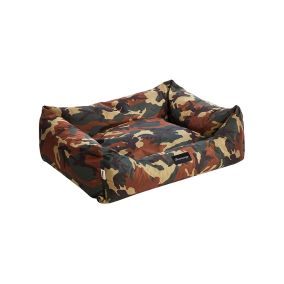 Fabotex Dreamaway Boston Sofa Pet Bed - Camouflage - 65L x 50W x 22H cm