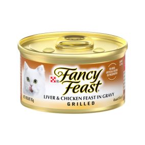 Fancy Feast Grilled Liver and Chicken Feast in Gravy Canned Cat Food - 85 g - Pack of 24