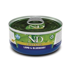 Farmina Natural & Delicious Prime Feline Lamb & Blueberry Wet Cat Food - 80g