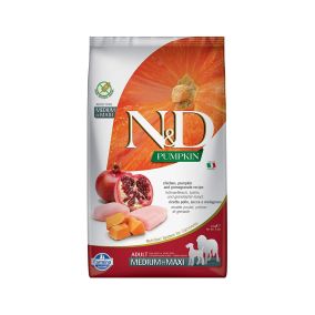 Farmina N&D Dog Pumkin Chicken & Pomeg Adult Medium&Maxi - 2.5 Kg