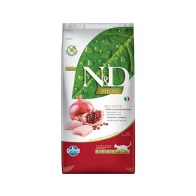 Farmina N&D Prime Chicken and Pomegranate Neutered Cat Food - 5 Kg