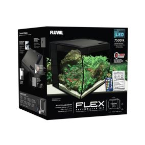 Fluval Flex Aquarium Kit, 34 Liters