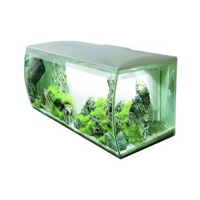 Fluval FLEX Aquarium Kit, White, 123 Liters - 82L x 39W x 40H cm