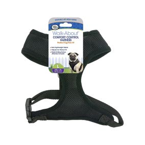 Four Paws Comfort Control Harness for Dog, Black