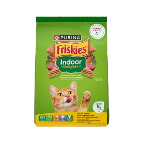 Friskies Indoor Delights Adult Dry Cat Food - 1 Kg