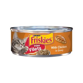 Friskies Prime Fillets Chicken in Gravy Canned Cat Food - 156 g - Pack of 24