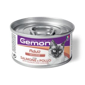 Gemon Mousse with Salmon and Chicken Adult Canned Cat Food - 85 g