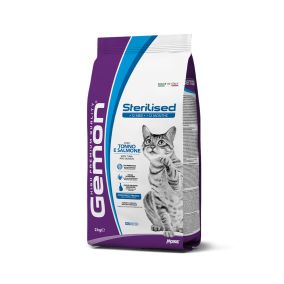 Gemon Tuna and Salmon Sterilized Dry Cat Food 