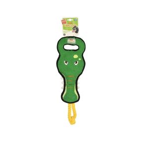 GiGwi Tug Hercules Squeaker Dog Toy - Crocodile