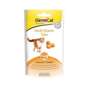 GimCat Multi-Vitamin Tabs For Cat, 40g