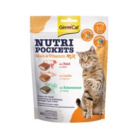 GimCat Nutri Pockets Malt & Vitamin Treat Mix, 150g