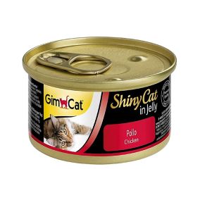 GimCat ShinyCat Chicken in Jelly Canned Cat Food - 70 g - Pack of 24