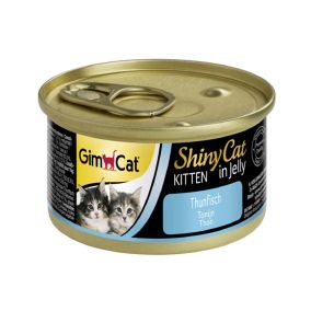 GimCat ShinyCat Tuna In Jelly Wet Kitten Food - 70g