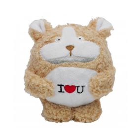 GimDog ILoveyou Hamster Plush Dog Toy