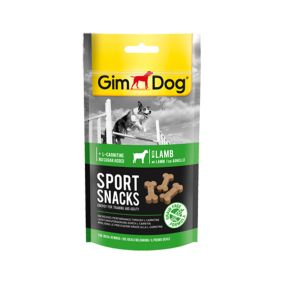 GimDog Sport Snacks Mini-Bones With Lamb - 60g