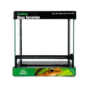 HabiStat Glass Terrarium - 30L x 30W x 32H cm