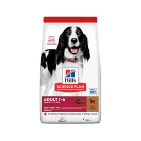 Hills Science Plan Lamb and Rice Medium Adult Dry Dog Food - 14 kg