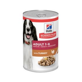 Hills Science Plan Mature Adult 1-6 with Turkey Canned Dog Food - 370 g